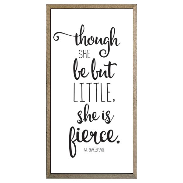 35x18 Thin Oak | White Canvas