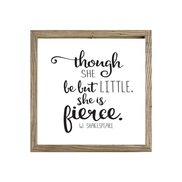 16x16 Thin Oak | White Canvas