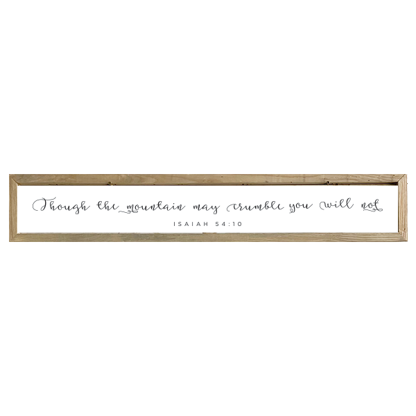 41x7 Thin Oak | White Canvas