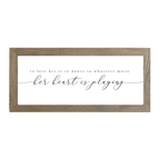 16x7 Thin Oak | White Canvas