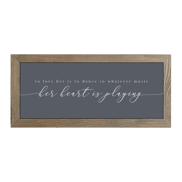 16x7 Thin Oak | Charcoal Canvas