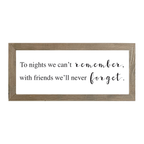 16x7 Thin Oak | White Canvas