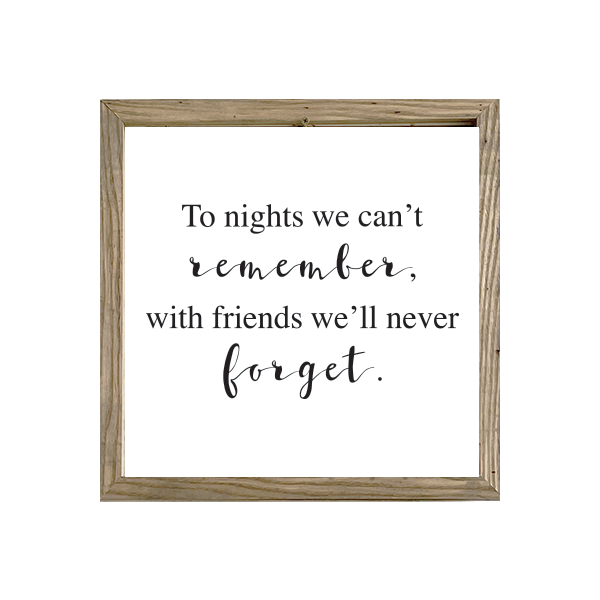 16x16 Thin Oak | White Canvas