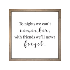 24x24 Thin Oak | White Canvas