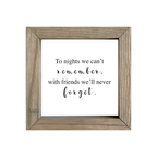 8x8 Thin Oak | White Canvas