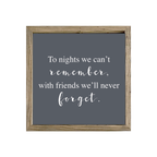 16x16 Thin Oak | Charcoal Canvas