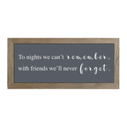 16x7 Thin Oak | Charcoal Canvas