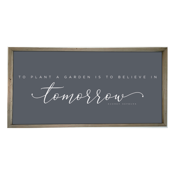 24x48 Thin Oak | Charcoal Canvas