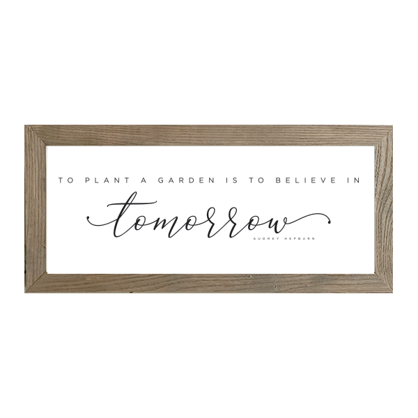 16x7 Thin Oak | White Canvas