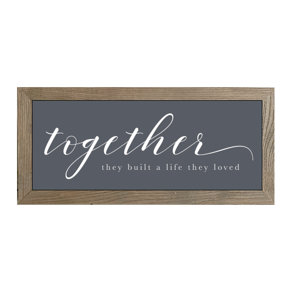 16x7 Thin Oak | Charcoal Canvas