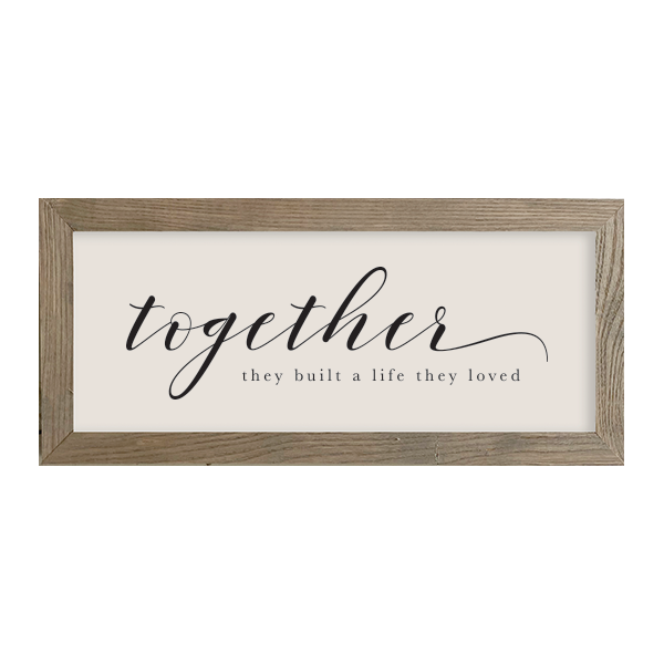 16x7 Thin Oak | Natural Canvas