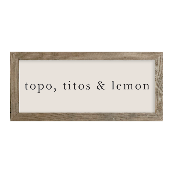 16X7 Thin Oak The Drink Collection