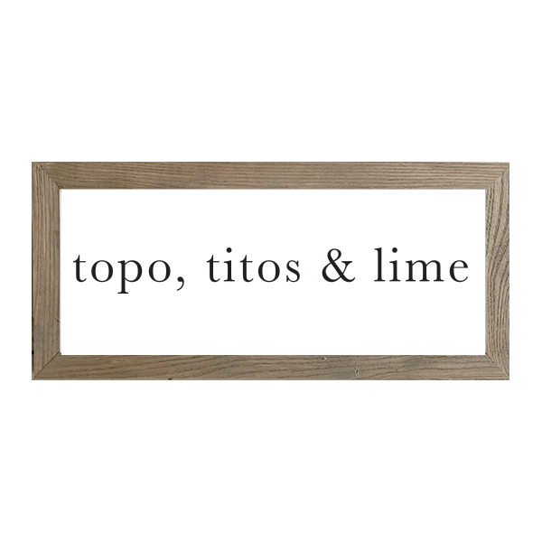 16X7 Thin Oak The Drink Collection