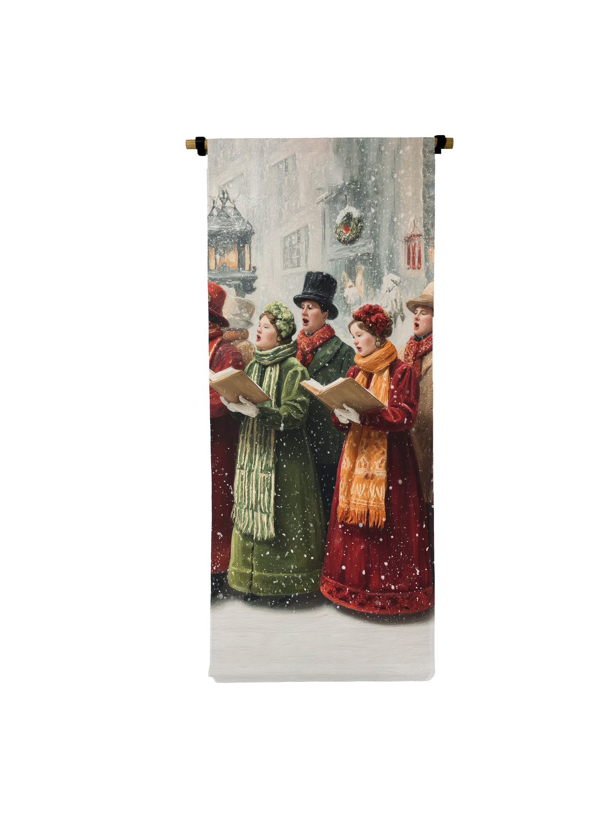Traditional Carollers Scroll