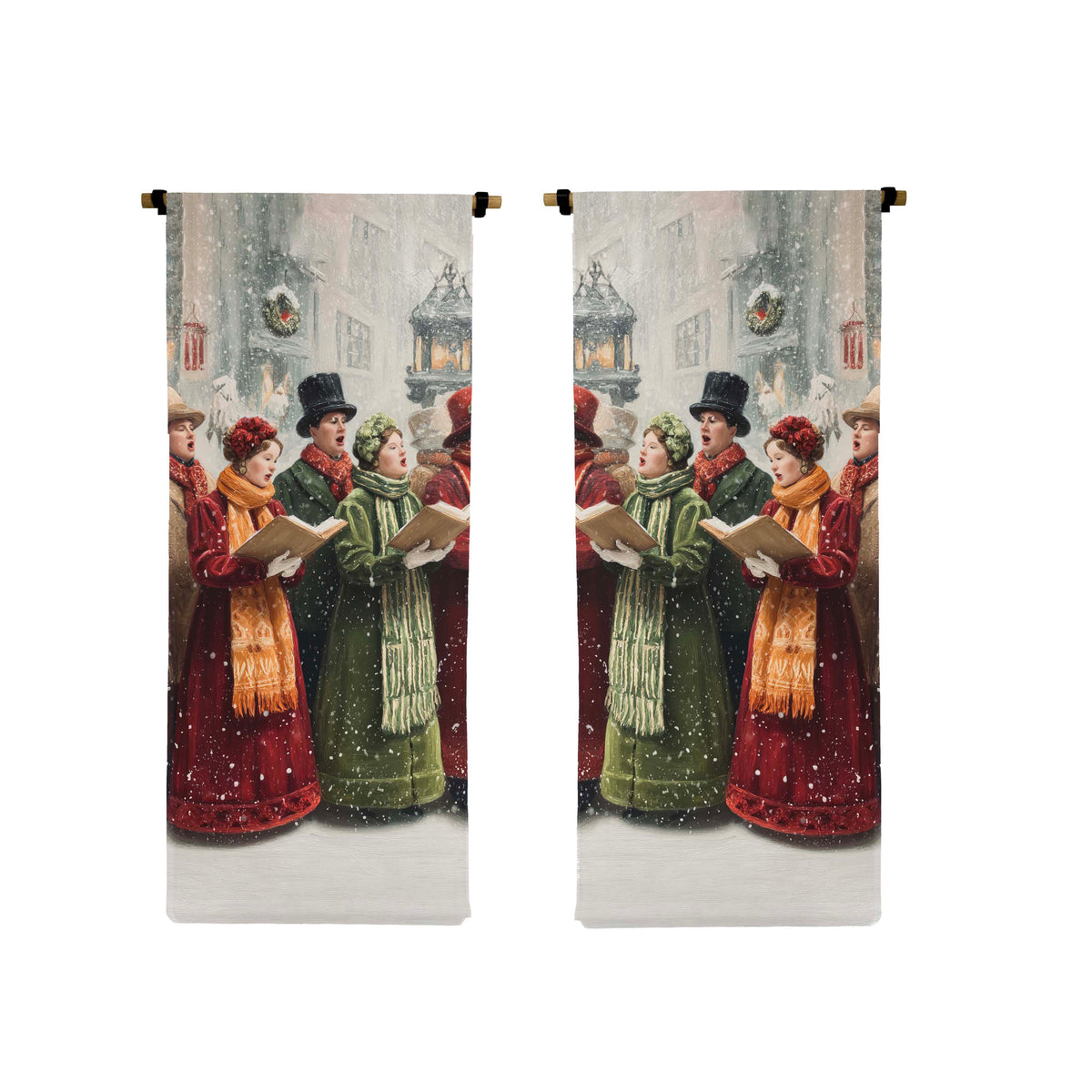 Traditional Carollers Scroll