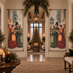 Traditional Carollers Scroll