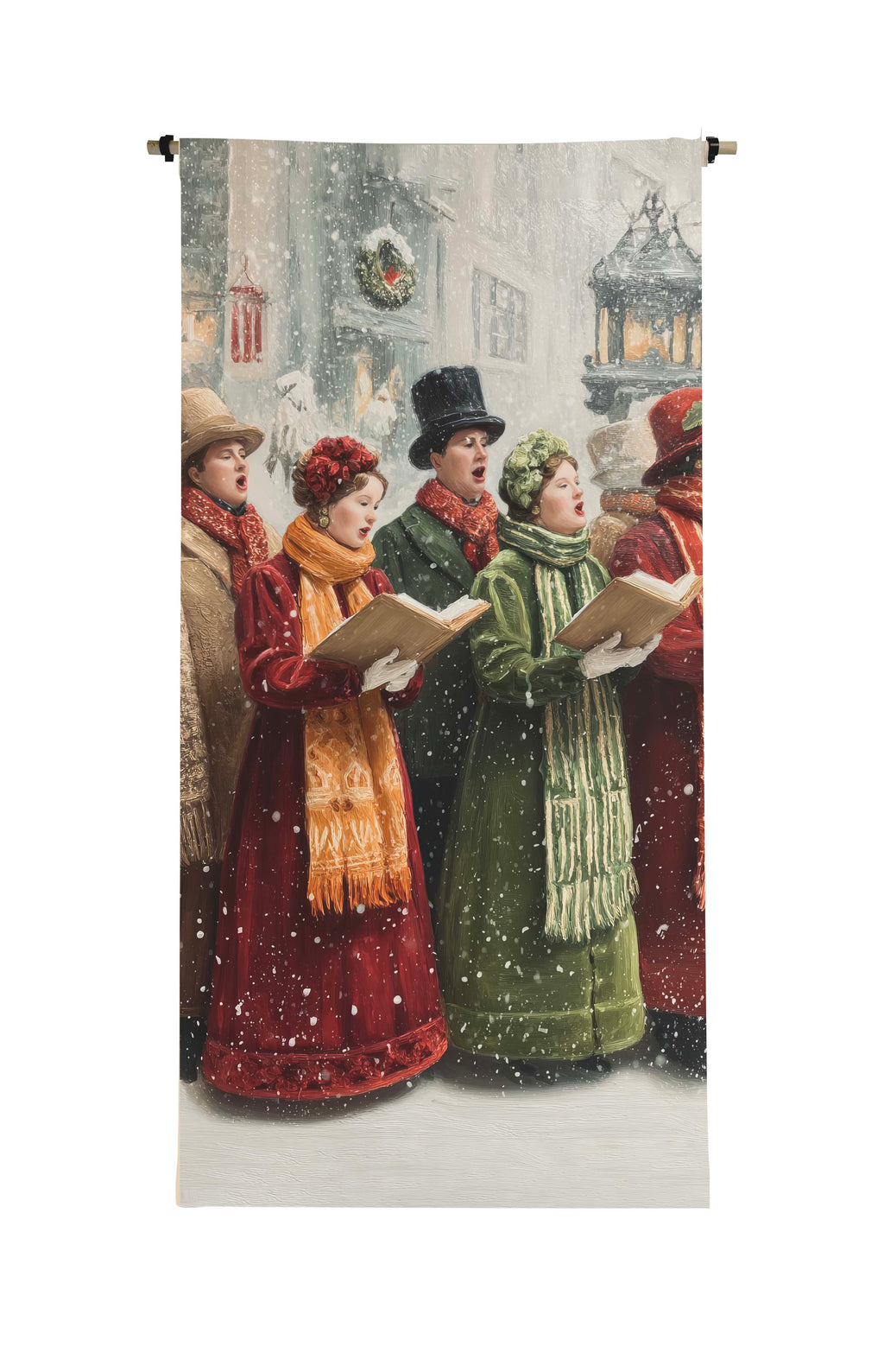 Traditional Carollers Scroll