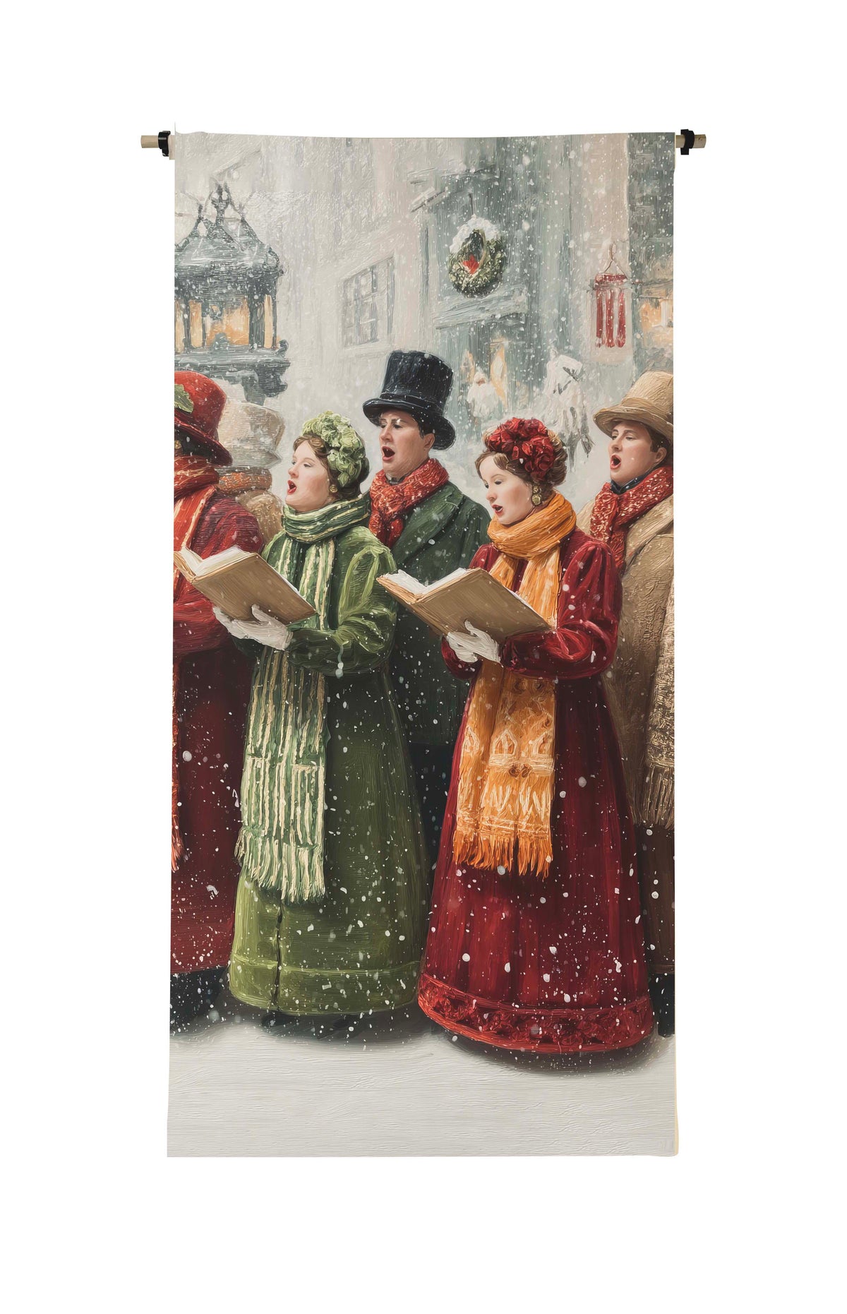 Traditional Carollers Scroll
