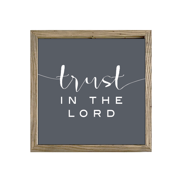 16x16 Thin Oak | Charcoal Canvas