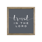 16x16 Thin Oak | Charcoal Canvas