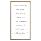 35x18 Thin Oak | White Canvas