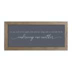 16x7 Thin Oak | Charcoal Canvas