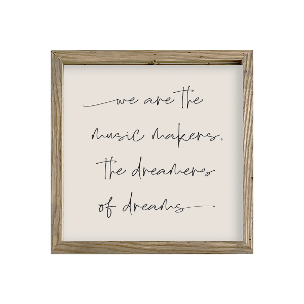 16x16 Thin Oak | Natural Canvas