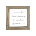 8x8 Thin Oak | White Canvas