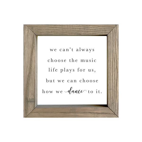 8x8 Thin Oak | White Canvas