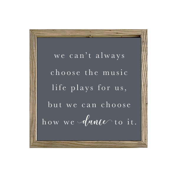 16x16 Thin Oak | Charcoal Canvas