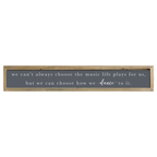 41x7 Thin Oak | Charcoal Canvas