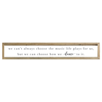 41x7 Thin Oak | White Canvas