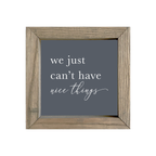 8x8 Thin Oak | Charcoal Canvas