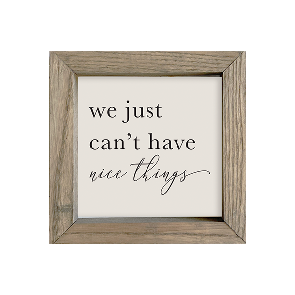 8x8 Thin Oak | Natural Canvas