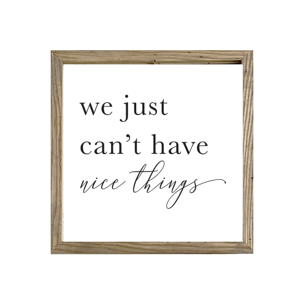 16x16 Thin Oak | White Canvas