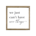 16x16 Thin Oak | White Canvas