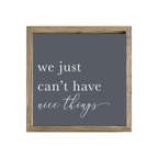 16x16 Thin Oak | Charcoal Canvas