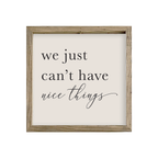 16x16 Thin Oak | Natural Canvas