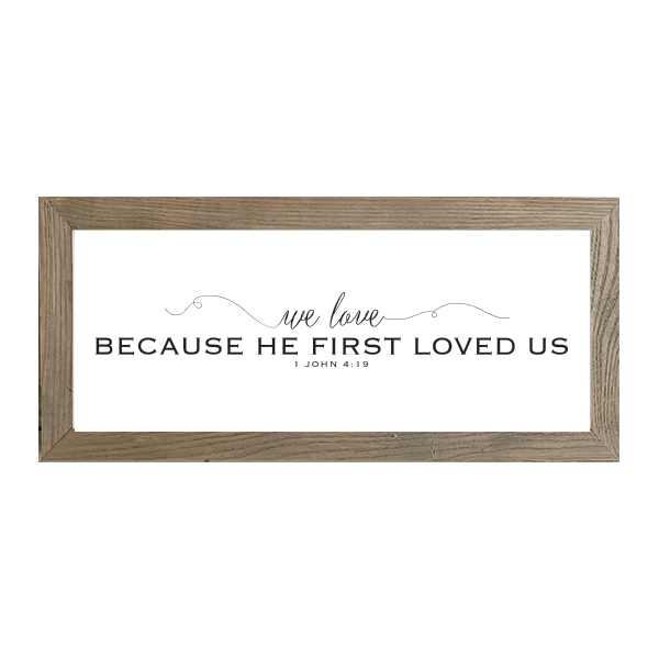 16x7 Thin Oak | White Canvas