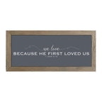 16x7 Thin Oak | Charcoal Canvas