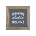 8x8 Thin Oak | Charcoal Canvas