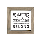 8x8 Thin Oak | White Canvas