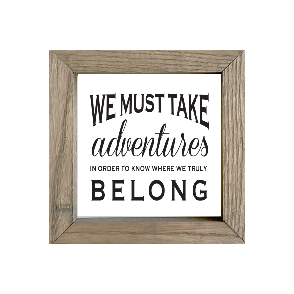 8x8 Thin Oak | White Canvas