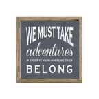 16x16 Thin Oak | Charcoal Canvas