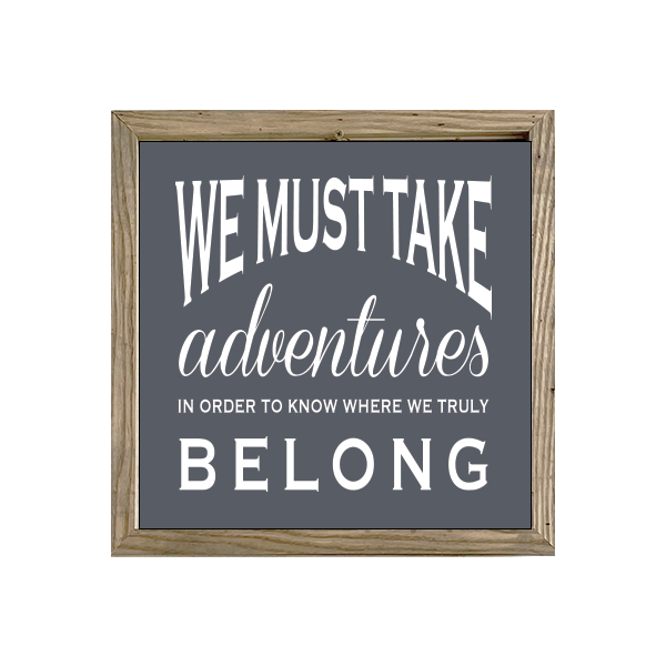 16x16 Thin Oak | Charcoal Canvas