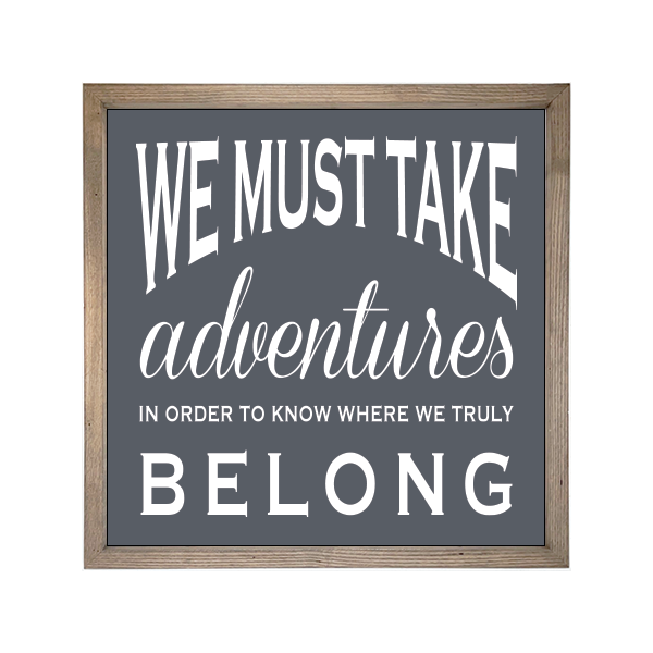 24x24 Thin Oak | Charcoal Canvas