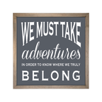 24x24 Thin Oak | Charcoal Canvas