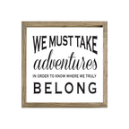 16x16 Thin Oak | White Canvas