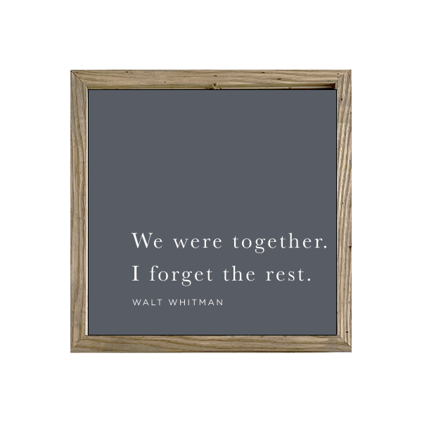 16x16 Thin Oak | Charcoal Canvas