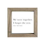 8x8 Thin Oak | White Canvas